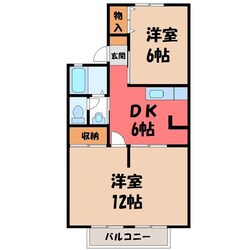 セジュール蘭 1番館の物件間取画像